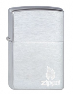 Zippo Logo & Flame inclusief graveren